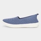 Women's Muted Steel Blue Slip-On Casual Shoes, Blue, small image number null