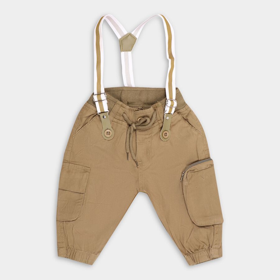 Infants' 100% Cotton Cotton Trousers, ओलिव, large image number null