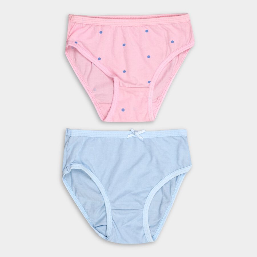 Girl's Cotton All Over Printed Pink Panty, Pink, large image number null