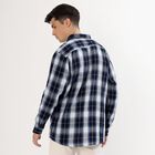 Men's Deep Midnight Navy Blue Classic Casual Shirt, नेवी ब्लू, small image number null