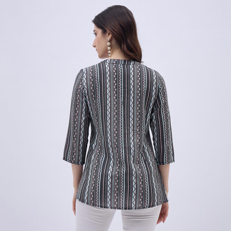 Ladies' Kurta, Black, large image number null