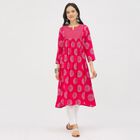 Ladies' Kurta, Fuchsia, small image number null