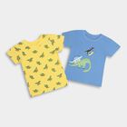 Infants' 100% Cotton T-Shirt, Mid Blue, small