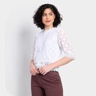 Ladies'  Crop  Top, White, small image number null