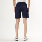 Men's Navy Blue Regular Fit Active Bermuda Shorts, Dark Blue, small image number null
