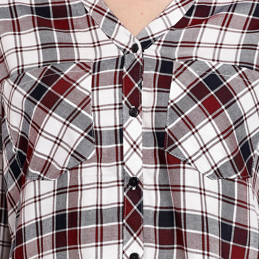 Ladies' Shirt, Maroon, large image number null