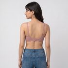 Women's Brown Underwired T-Shirt Bra, भूरा, small