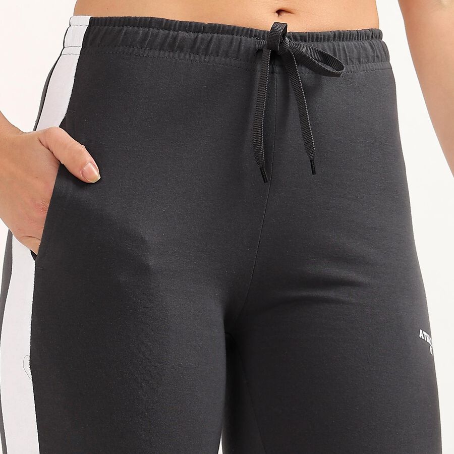 Ladies' Track Pants, गहरा ग्रे, large