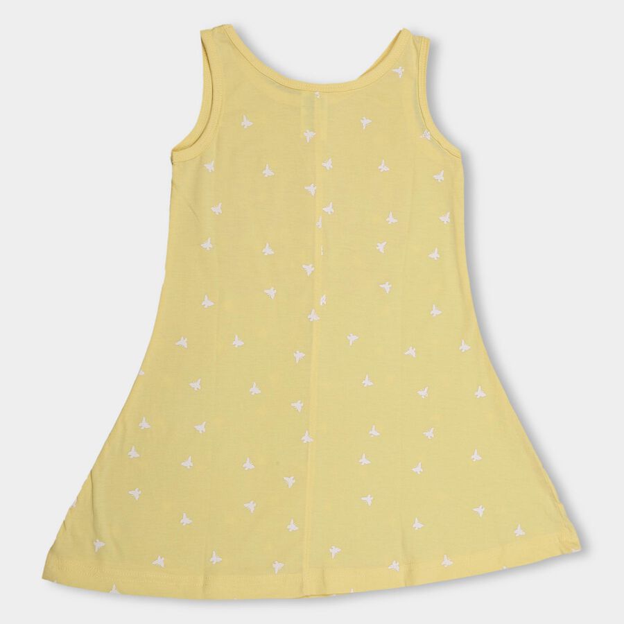 Girls' Frock , Yellow, large image number null