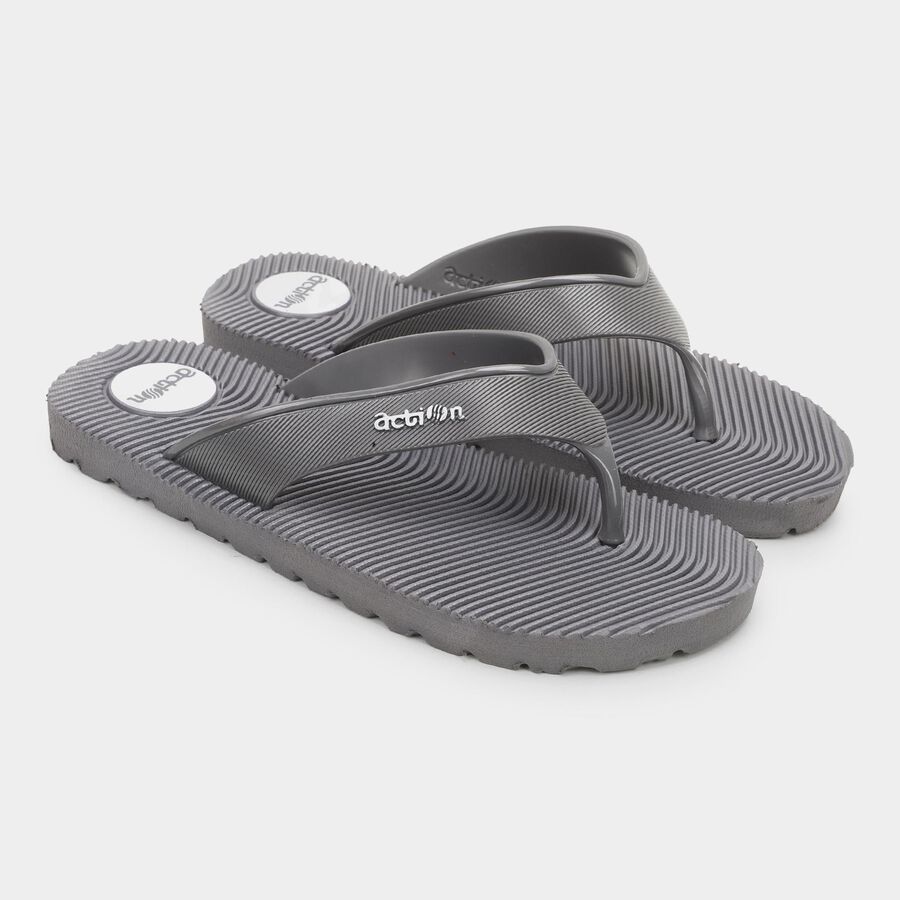 Men's Floater Slipper, Grey, large image number null