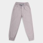 Boys' 100% Cotton Trousers, Light Grey, small image number null
