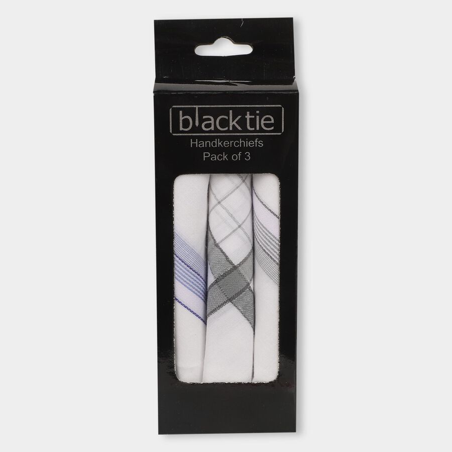 Men's Hanky, White, large image number null