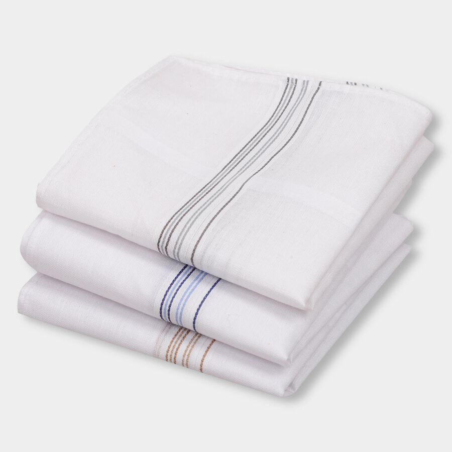 Men's Hanky, सफ़ेद, large