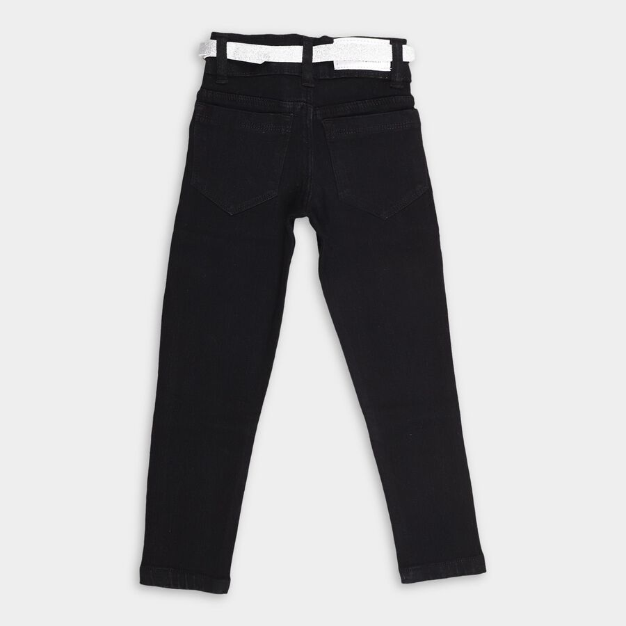 Girls' Jeans, Black, large image number null