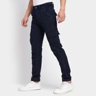 Men's Slim Fit Jeans , गहरा नीला, small image number null
