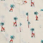 Boys' 100% Cotton Casual Shirt, Off White, small image number null