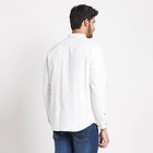 Solid Casual Shirt, White, small image number null