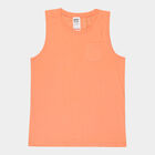 Boys Solid T-Shirt, Orange, small image number null