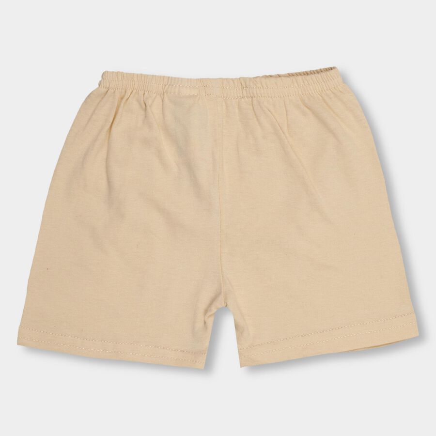 Infants' 100% Cotton Half Pant, गहरा पीला, large image number null