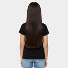 Girls Black Cotton Round Neck Casual T-Shirt, काला, small