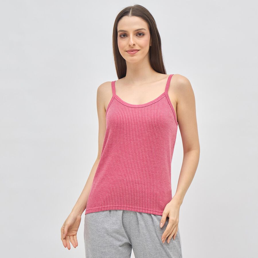 Women's Muted Rose Pink Sleeveless Thermal, Lilac, large image number null