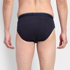 Men's 100% Cotton Briefs, Navy Blue, small