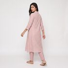 Women's Lilac V-Neck Printed Kurta, Lilac, small