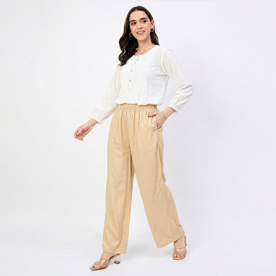 Ladies' Palazzos, गहरा पीला, large