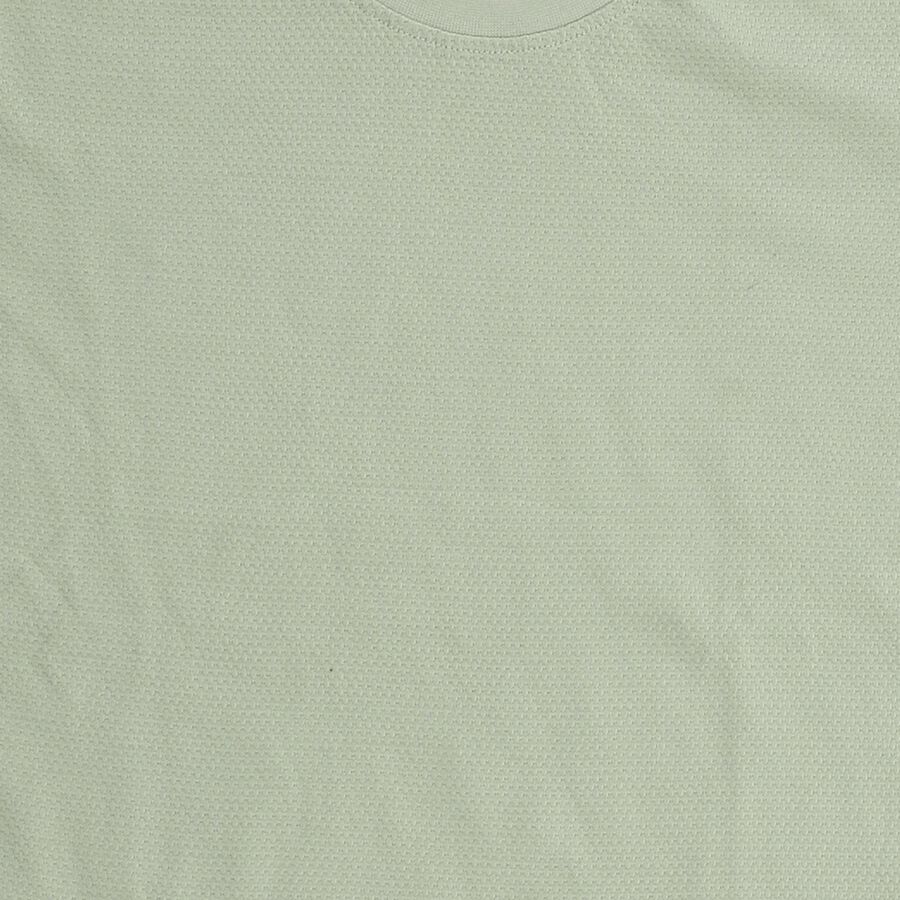 Boys' 100% Cotton Half Sleeves T-Shirt, हल्का हरा, large image number null