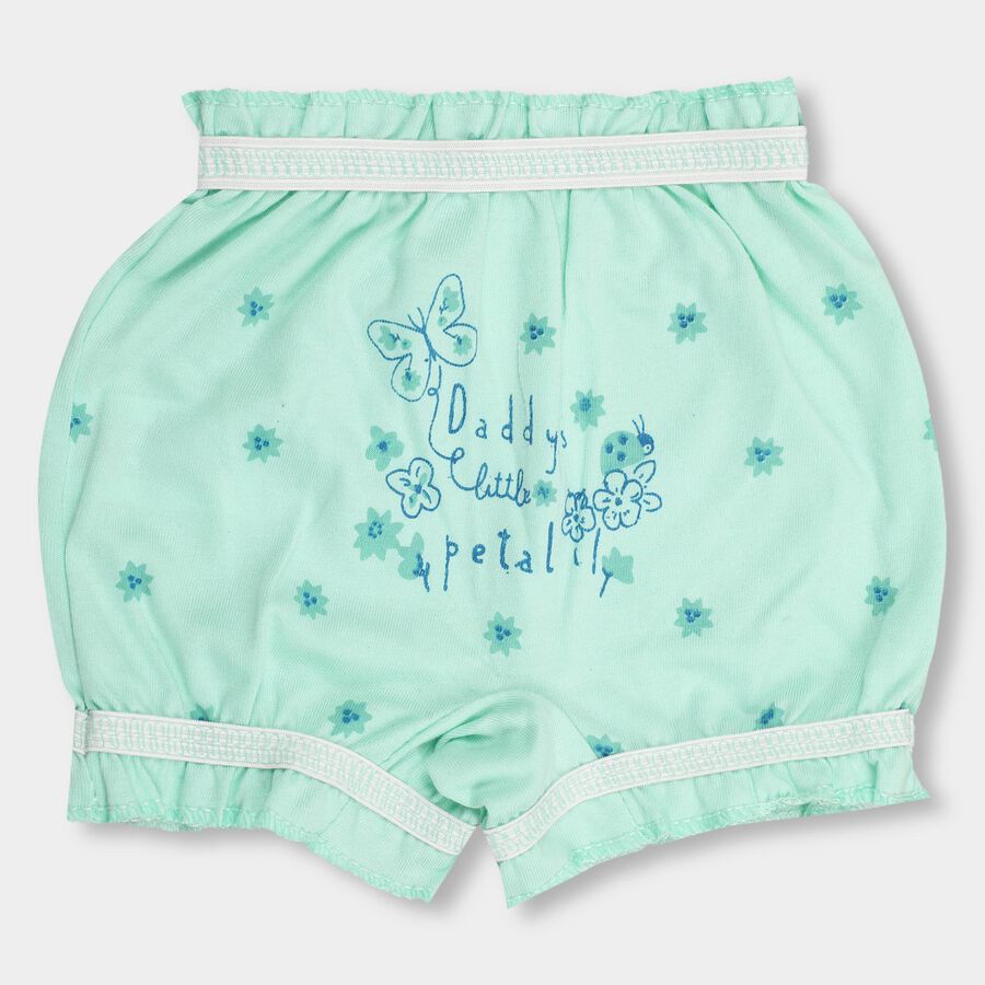 Infants' 100% Cotton Bloomer, Light Green, large