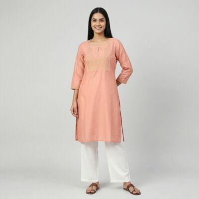 Women's Pink Kurta