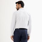 Men's Light Grey Classic Formal Shirt, Light Grey, small image number null