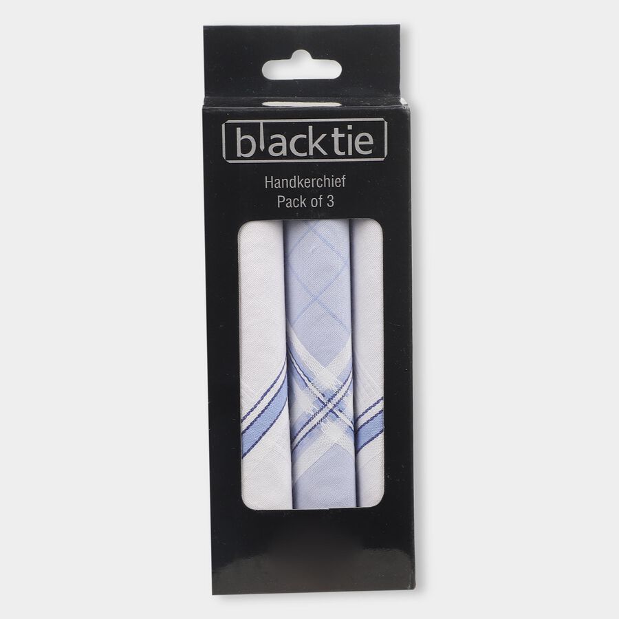 Men's Basic Hanky , Light Blue, large image number null