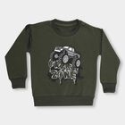 Boys' Sweatshirt, ओलिव, small image number null