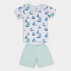 Infants' 100% Cotton Baba Suit, Light Blue, small image number null