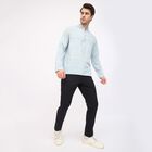 Men's Mandarin Collar Kurta, Light Blue, small image number null