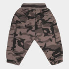 Infants Cotton Printed Trousers, Light Grey, small image number null