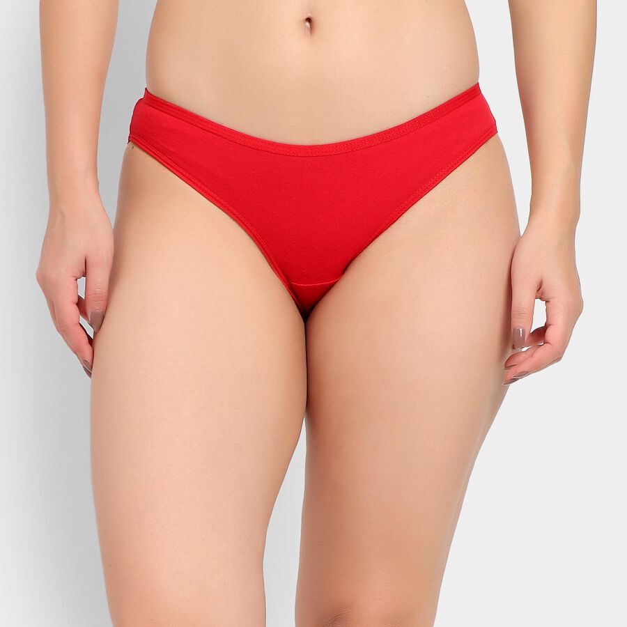 Ladies' 100% Cotton Panty, मरून, large image number null