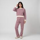 Women's Lilac Color-Blocked Track suit, लाइलेक, small