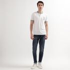 Men's Denim Slim Fit Jeans, गहरा नीला, small image number null