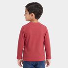 Boys Pink Crew Neck Regular T-Shirt, Pink, small