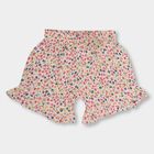 Girls' Shorts , सफ़ेद, small