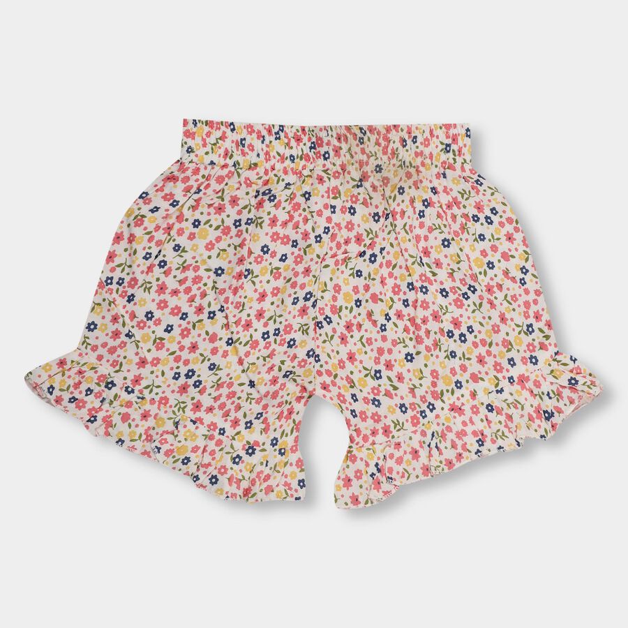 Girls' Shorts , सफ़ेद, large