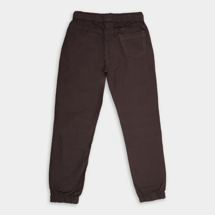 Boy's Cotton Trousers, Light Grey, large image number null