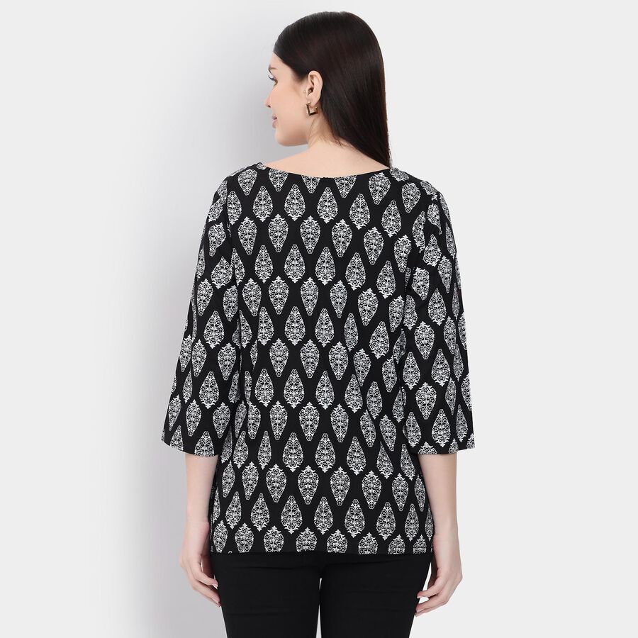 Ladies' Kurti, काला, large image number null