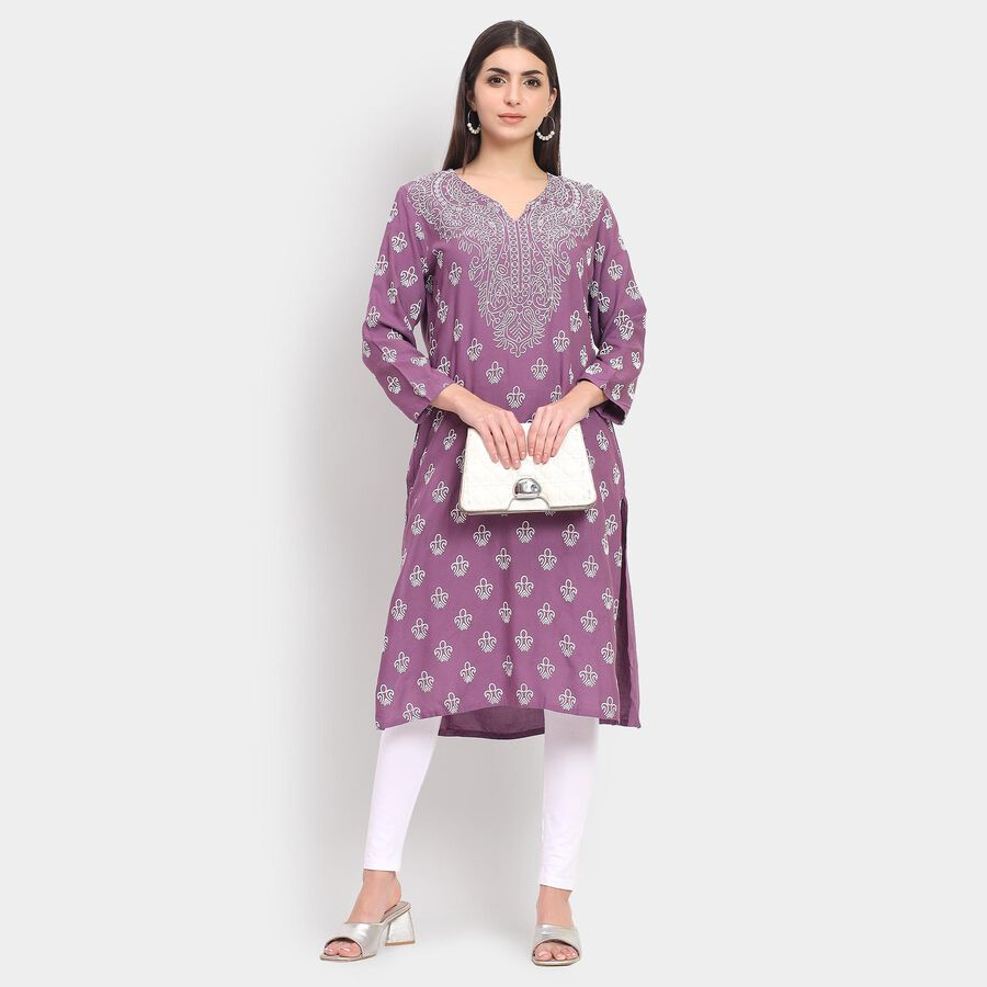 Ladies' Kurta , Purple, large image number null