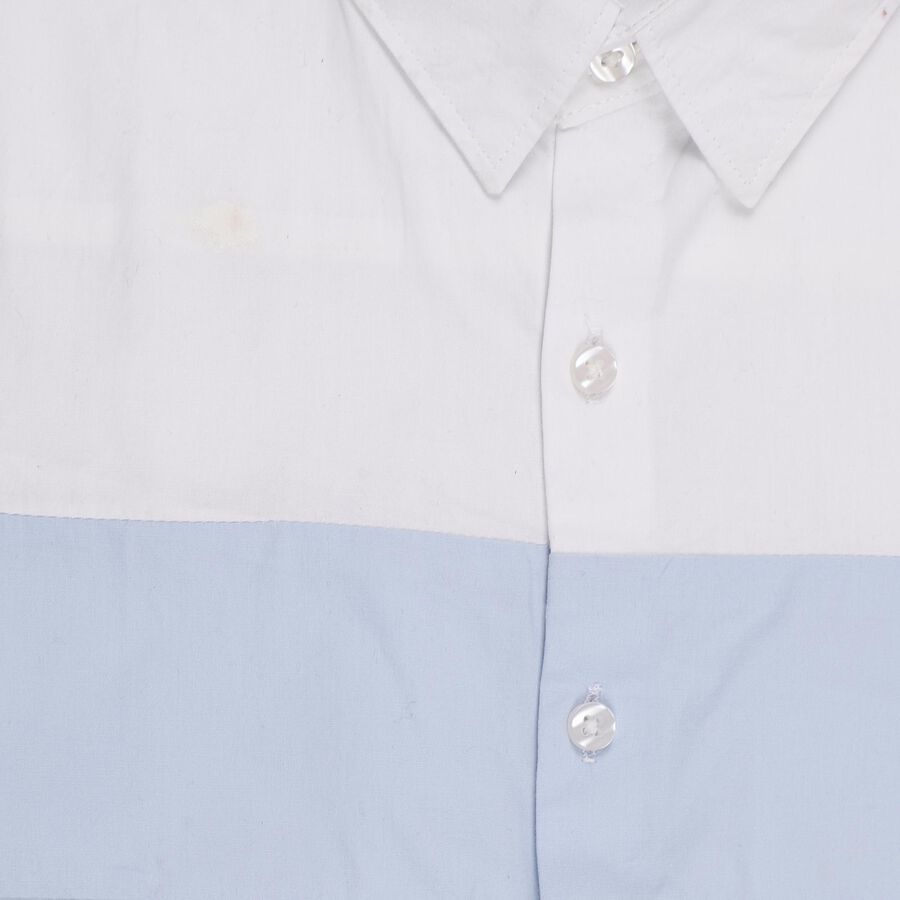 Boys Rich Eggshell White Full Sleeve Classic Casual Shirt, White, large image number null