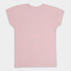 Girls' T-Shirt , हल्का गुलाबी, small image number null