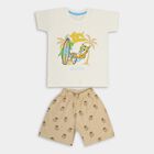 Boys' 100% Cotton Knit Baba Suit , गहरा पीला, small image number null