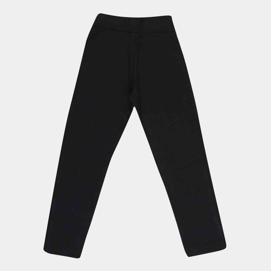 Solid With Embellish Trousers, Black, large image number null